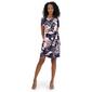Petite Robbie Bee Short Sleeve Ity Sarong Dress - image 1