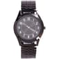 Mens Black & Titanium Expandable Band Watch - 50536B-07-G02 - image 1
