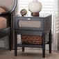 Baxton Studio Shirin Mid-Century Wood Nightstand - image 7