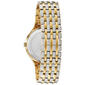 Mens Bulova Phantom Gold-Tone Crystal Pave Dial Watch - 98A229 - image 3