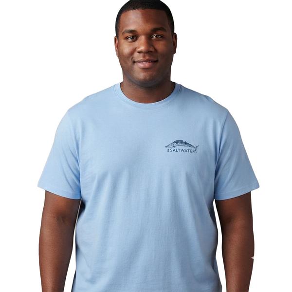 Mens Big & Tall IZOD(R) Short Sleeve Wahoo Weekend Tee-Placid Blue - image 