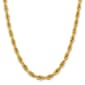 Mens Gold Classics&#40;tm&#41; 7.0mm. 14k Semi Solid Rope Chain Necklace - image 1