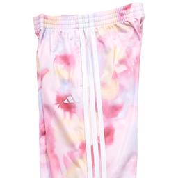 Girls (7-16) adidas® 3 Stripe Tie Dye Tricot Wide Leg Pants