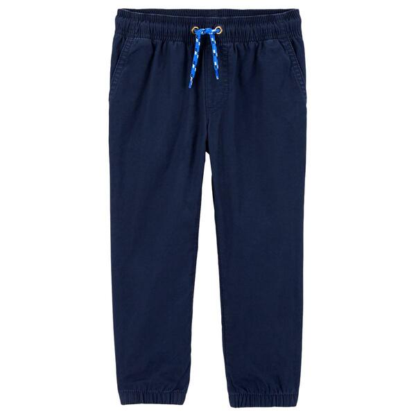 Toddler Boy Carters&#40;R&#41; Pull on Poplin Basic Pants - image 