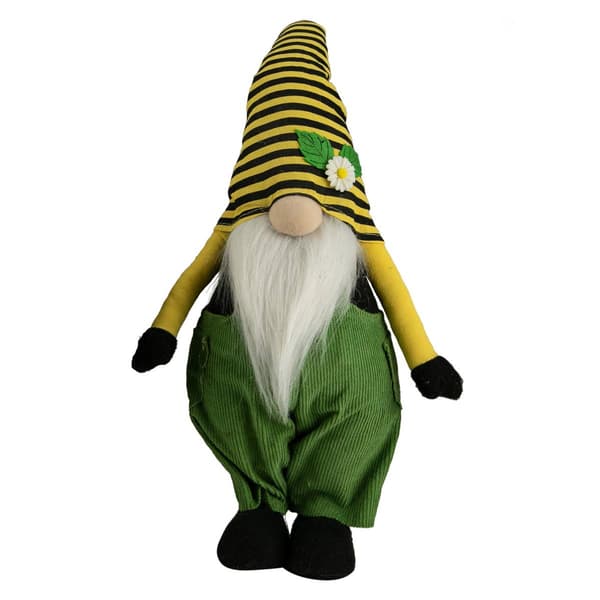 Northlight Seasonal Boy Gnome w/ Bumblebee Hat & Daisy