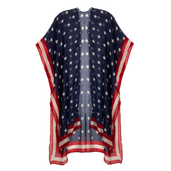 Womens Stars and Stripes Kimono - image 