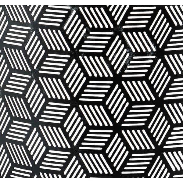 9th & Pike® Small Metallic Geometric Waste Bin