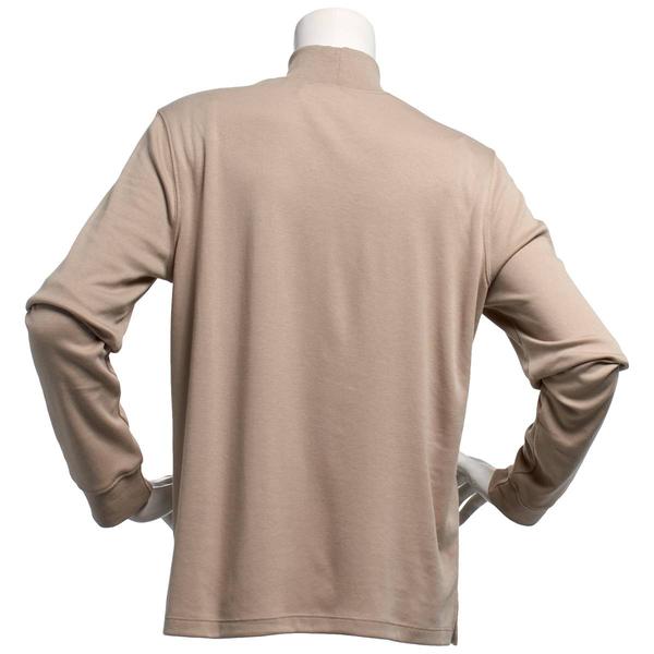 Womens Hasting &amp; Smith Long Sleeve Solid Mock Neck Tee