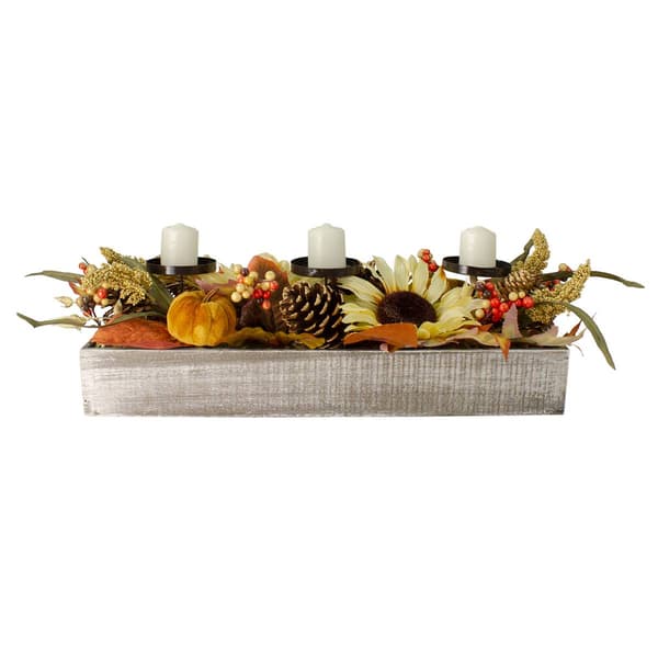 Northlight Seasonal Grateful Rustic Candle Holders