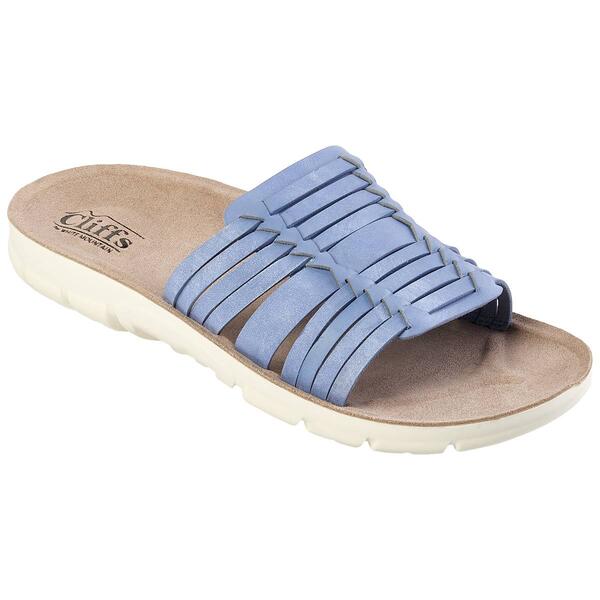 Womens Cliffs by White Mountain Bash Strappy Footbed Sandals - image 