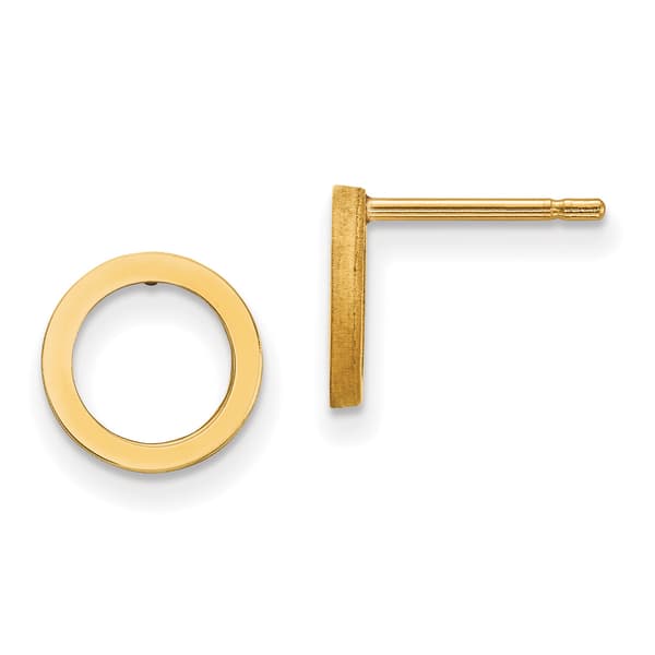 Gold Classics&#40;tm&#41; 14kt. Gold Open Circle Earrings - image 