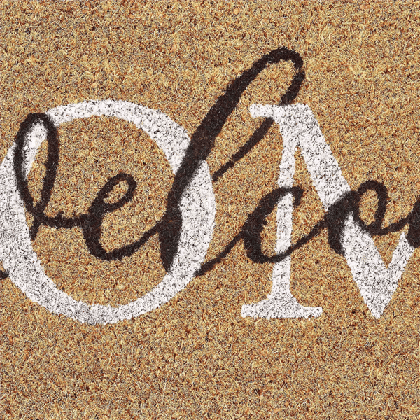VCNY Home Multicolor Welcome Home Outdoor Coir Doormat
