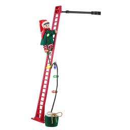 Mr. Christmas 43in. Animated Ladder Climbing Elf
