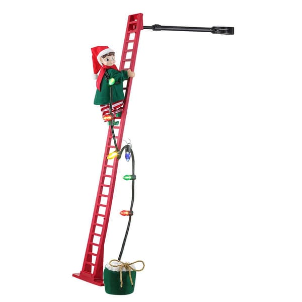 Mr. Christmas 43in. Animated Ladder Climbing Elf