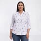 Plus Size Emily Daniels Strawberry Knit To Fit Casual Button Down - image 1