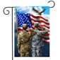 Briarwood Lane America''s Heroes Patriotic Garden Flag - image 1
