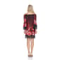 Womens White Mark Lenora Shift Dress - Black/Red - image 2