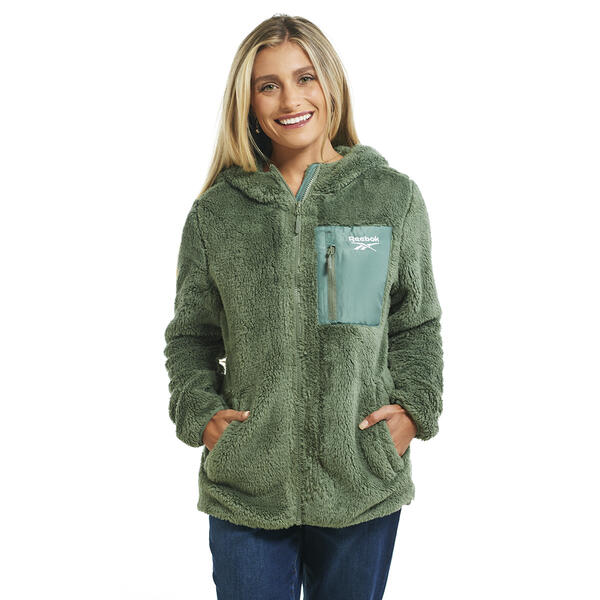 Womens Reebok Double Fleece Jacket - image 