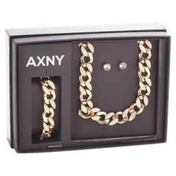 Mens Gentlemen''s Classics(tm) Gold Necklace/Bracelet/Earring Set