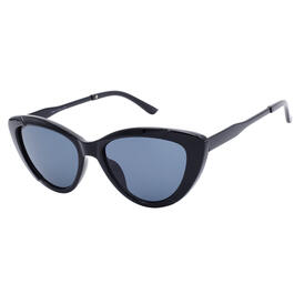 Womens Details Plastic Cat Eye Sunglasses