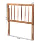 Baxton Studio Valin Ash Walnut Finished Wood Twin Size Headboard - image 5