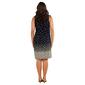Petite Perceptions Sleeveless Dot Pleat Shift Dress - image 3