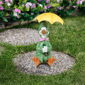Northlight Sitting Duck in Raincoat Outdoor Garden Statue - image 1