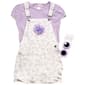 Girls (7-12) Little Lass(R) Ribbed Top/Floral Jumper & Sunglasses - image 1