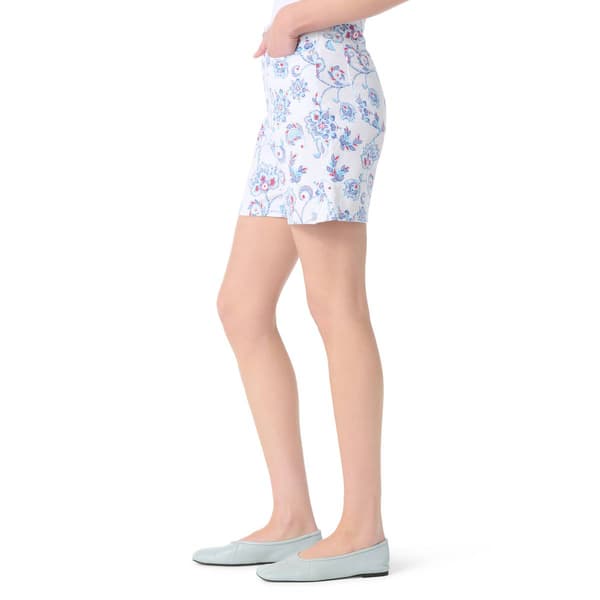 Womens Gloria Vanderbilt Amanda Floral Bermuda Shorts