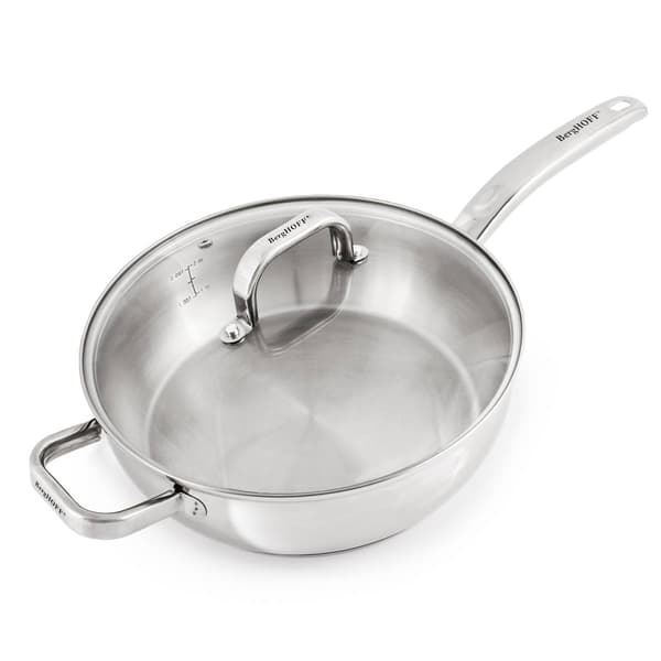 BergHOFF Belly Shape 18/10 Stainless Steel Deep Skillet