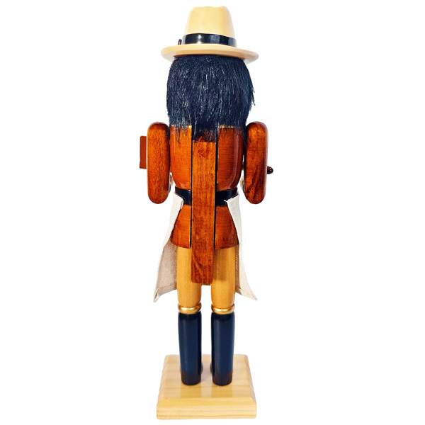 Santa''s Workshop 14in. Cigar Aficionado Nutcracker