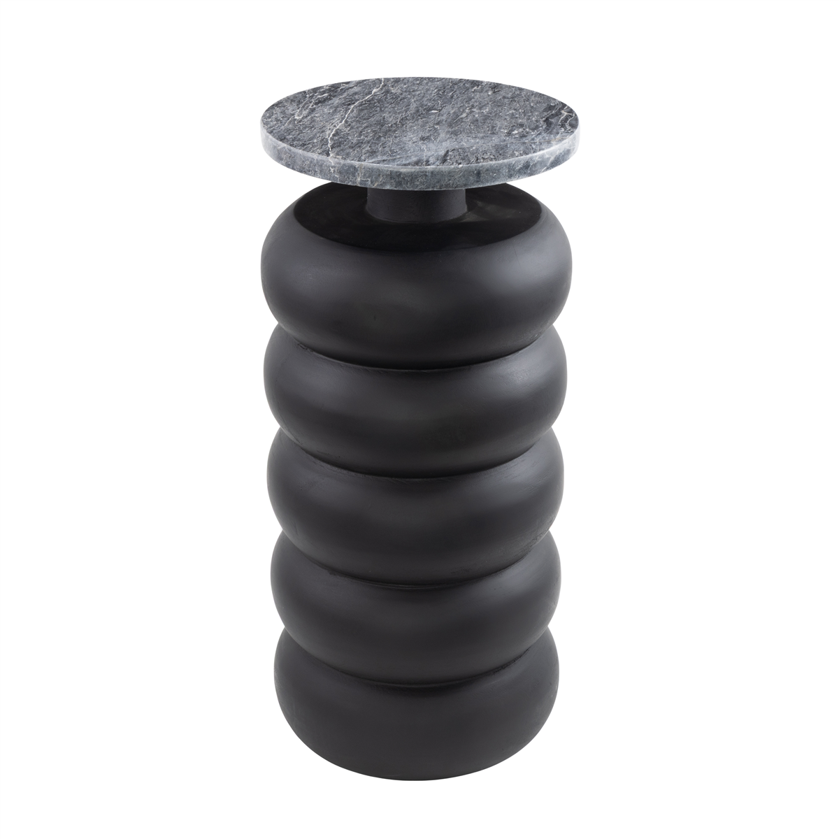 9th & Pike(R) Contemporary Black Wood Accent Table