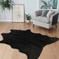 9th & Pike&#174; Black Faux Cowhide Shag Area Rug - image 4