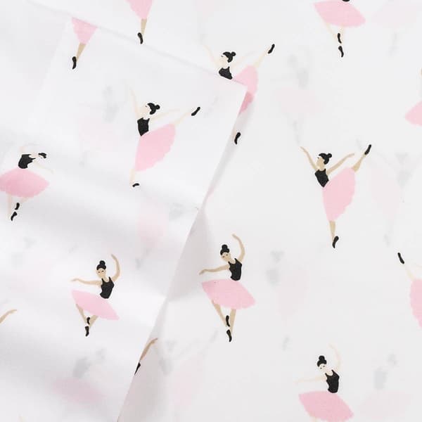 Sweet Home Collection Kids Fun & Colorful Ballerina Sheet Set