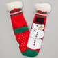 Womens Ella & Joy Snowman Christmas Slipper Socks - image 1