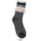 Mens Davco Fair Isle Dot Slipper Socks - image 3