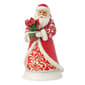 Jim Shore Santa with Blooming Amaryllis Christmas Figurine - image 1