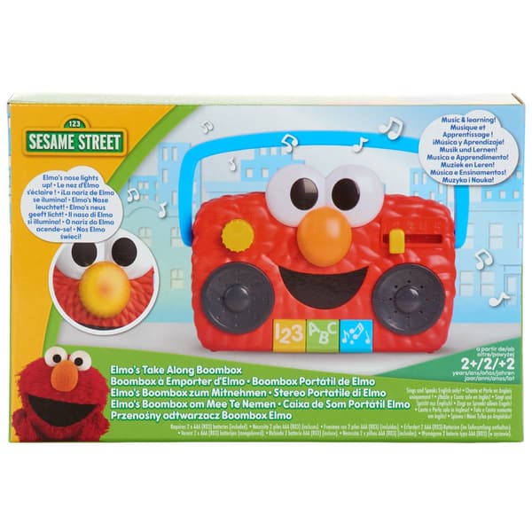 Sesame Street&#40;R&#41; Elmo Take Along Boombox - image 