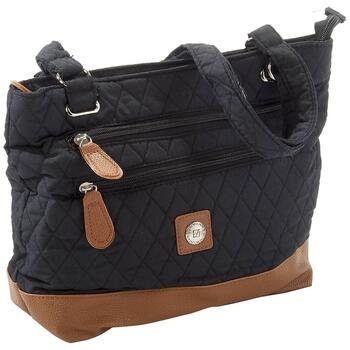 Stone Mountain Donna Quilted Tote - Grey/Tan/Multi - Boscov's