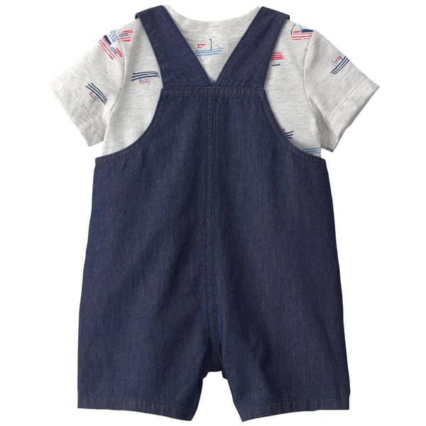 Baby Boy (3-24M) Carter''s® Boat Top & Denim Shortall Set
