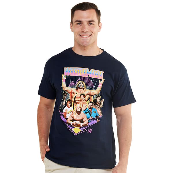 Young Mens WWE(R) Vintage WrestleMania Short Sleeve Tee - image 