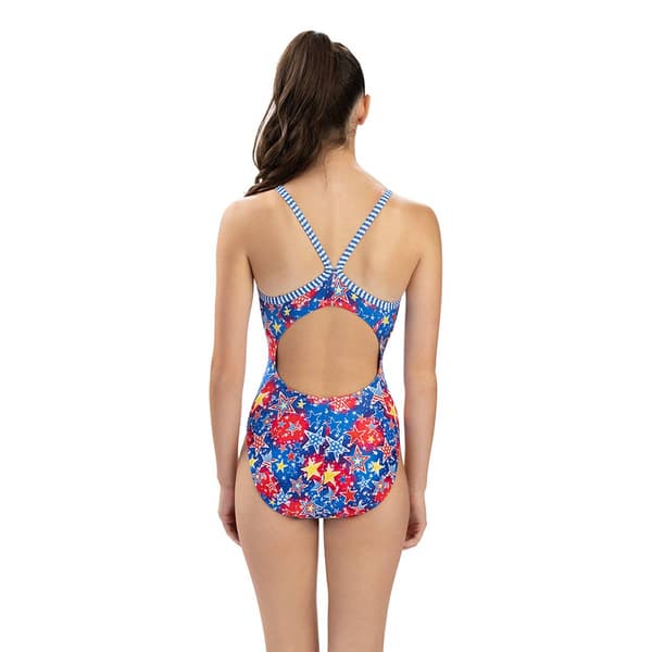 Womens Dolfin&#174; Uglies V-Back Celebrate One Piece Swimsuit