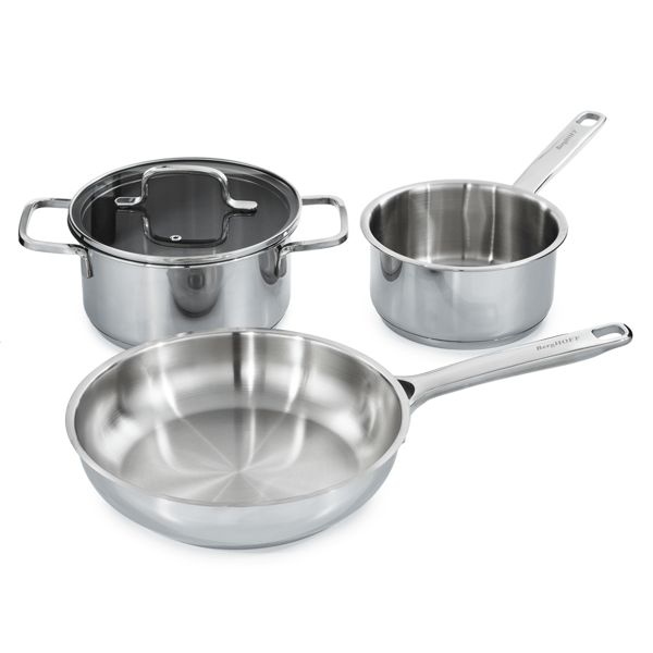 BergHOFF DiNA Helix 5pc. Recycled Stainless Steel Cookware Set