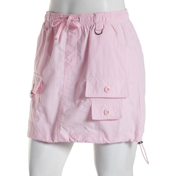 Juniors No Comment Cargo Mini Skirt - image 