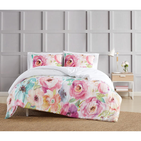 Christian Siriano Spring Flower Comforter Set - image 