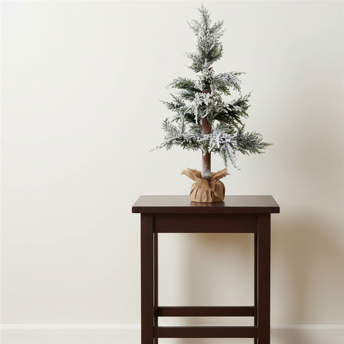 Northlight 35.25in. Heavily Flocked Pine Christmas Tree