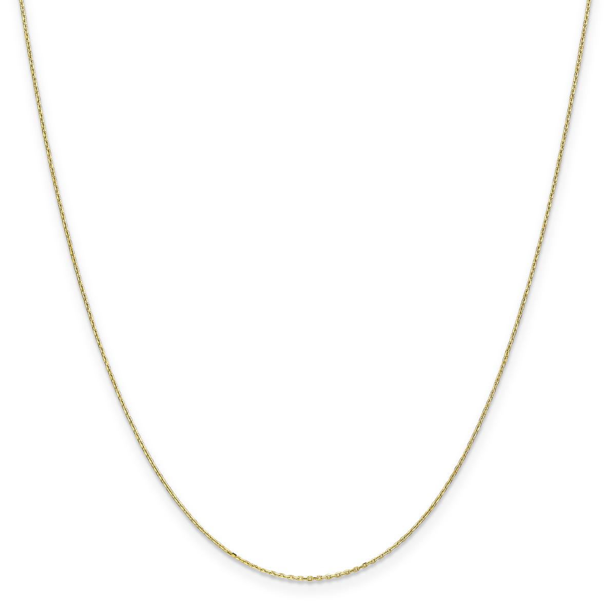 Gold Classics(tm)10kt. Yellow Gold 0.8mm 20in. Chain Necklace