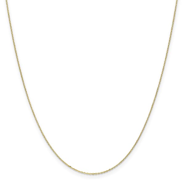 Gold Classics&#40;tm&#41;10kt. Yellow Gold 0.8mm 20in. Chain Necklace - image 