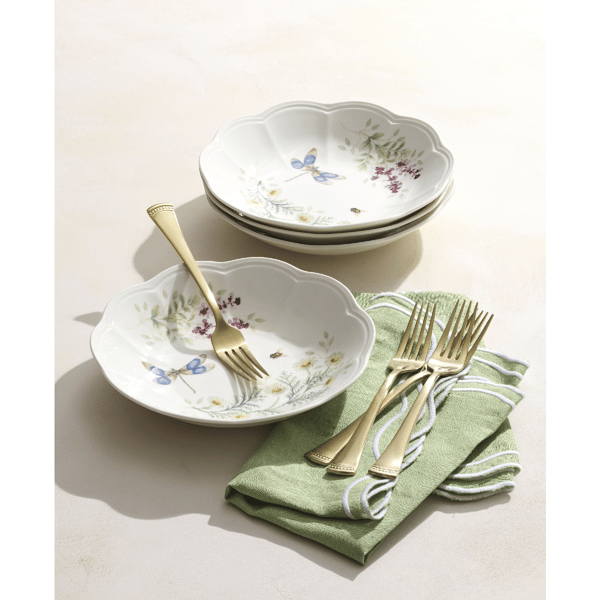 Lenox® Butterfly Meadow® Herbs Pasta Bowls - Set of 4