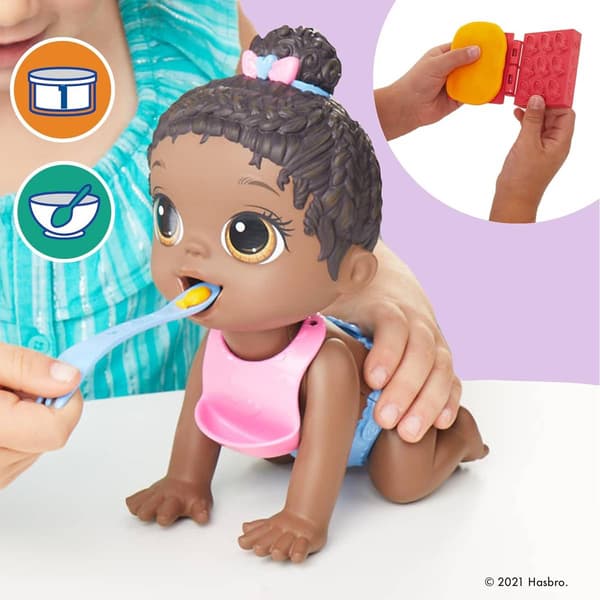 Baby Alive Black Hair Lil Snacks Doll